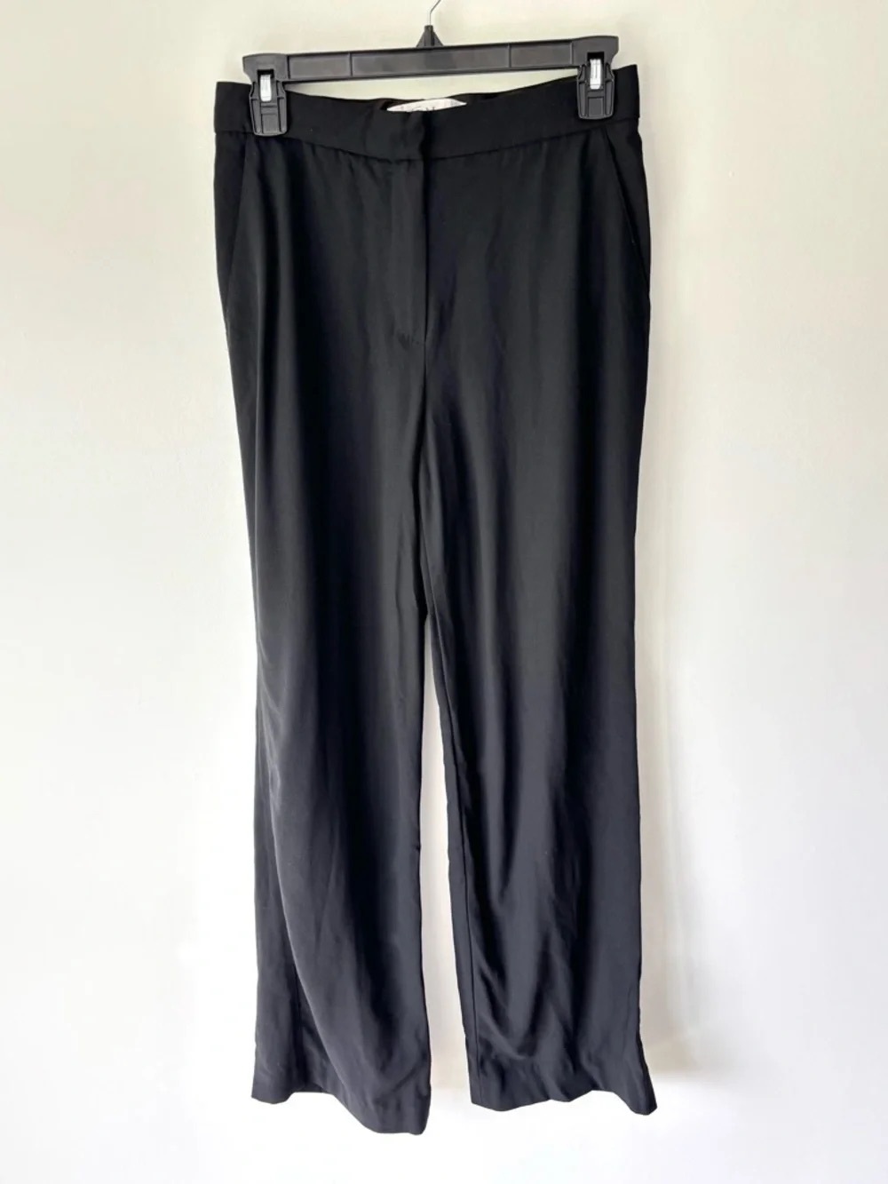 Women's Black Straight-Leg Dress Pants